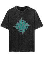 KISS Unmasked Teal Logo Graphic T-Shirt
