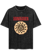 Vintage Washed Soundgarden Circular Saw Blade Graphic T-Shirt