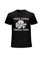 Toxic Twins Skull Crossbones World Tour Graphic T-Shirt