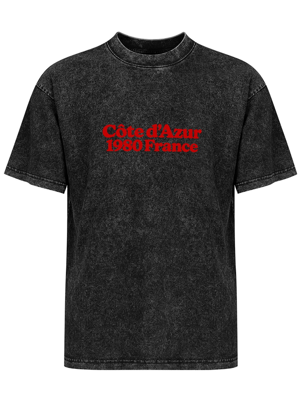 Côte d'Azur 1980 France Graphic Washed T-Shirt