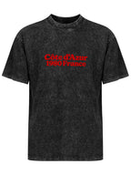 Côte d'Azur 1980 France Graphic Washed T-Shirt