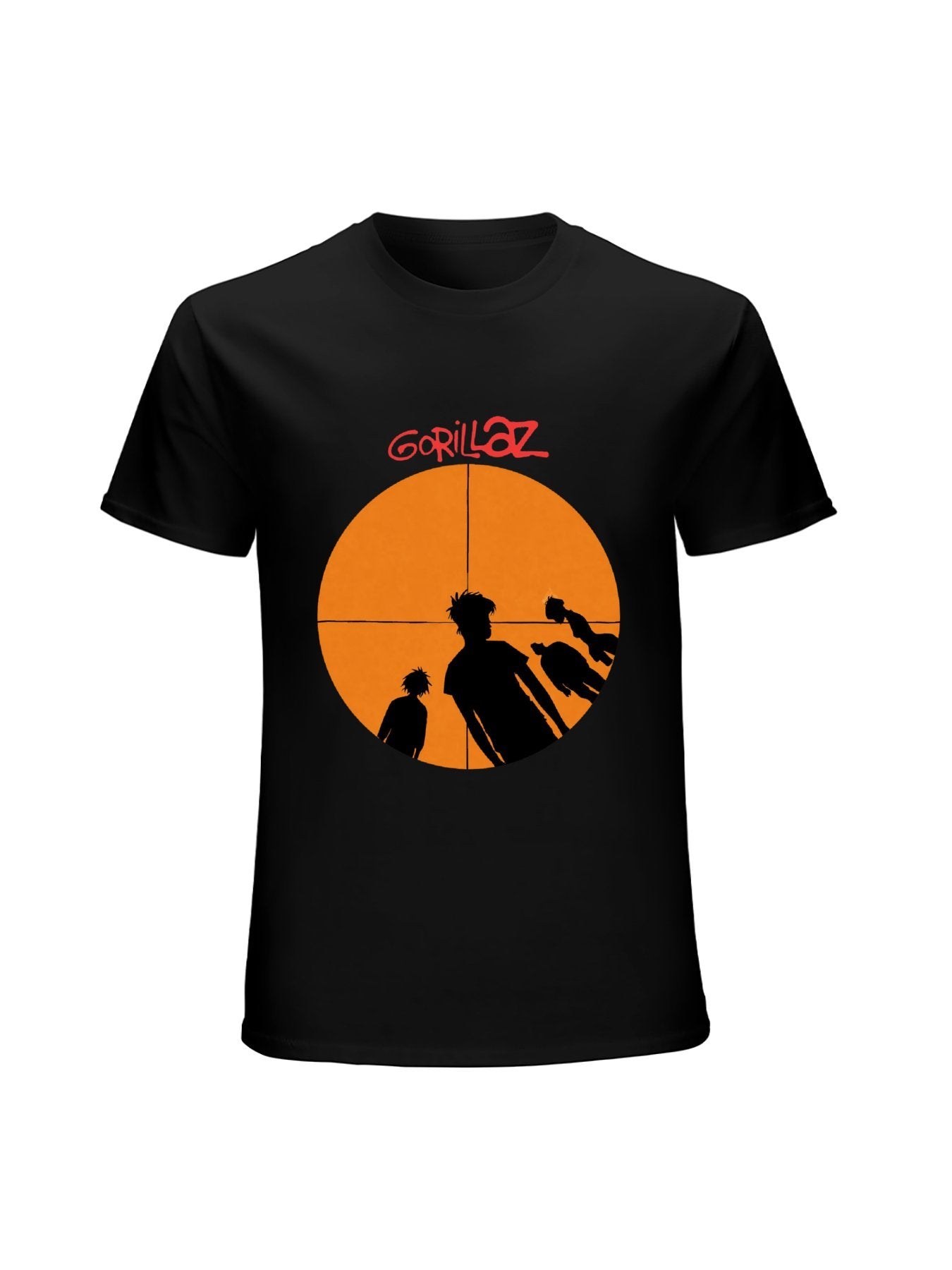Gorillaz Retro Silhouette Design Tee