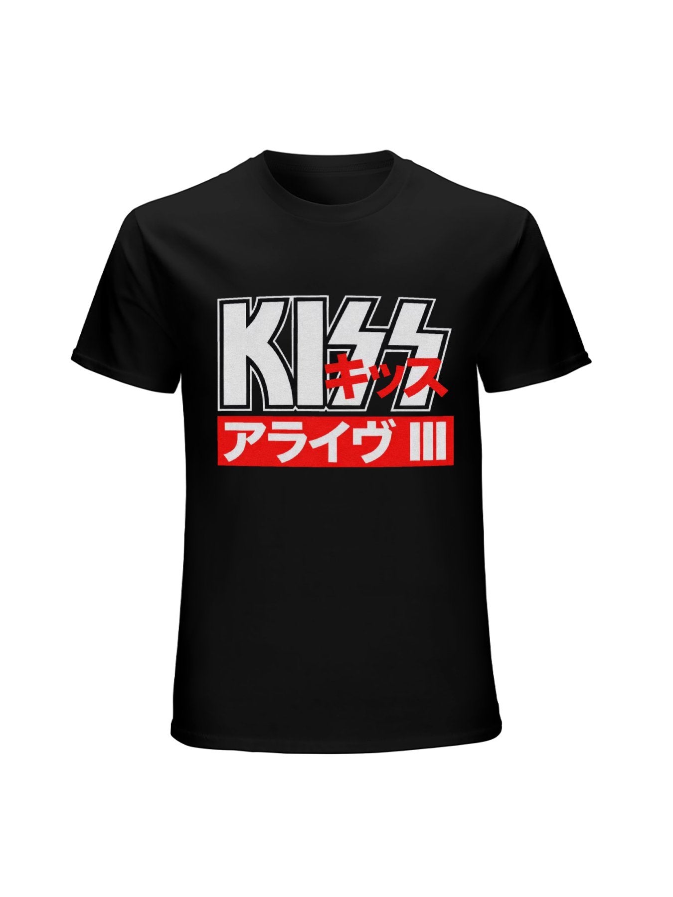 KISS Alive III Japanese Logo Graphic T-Shirt