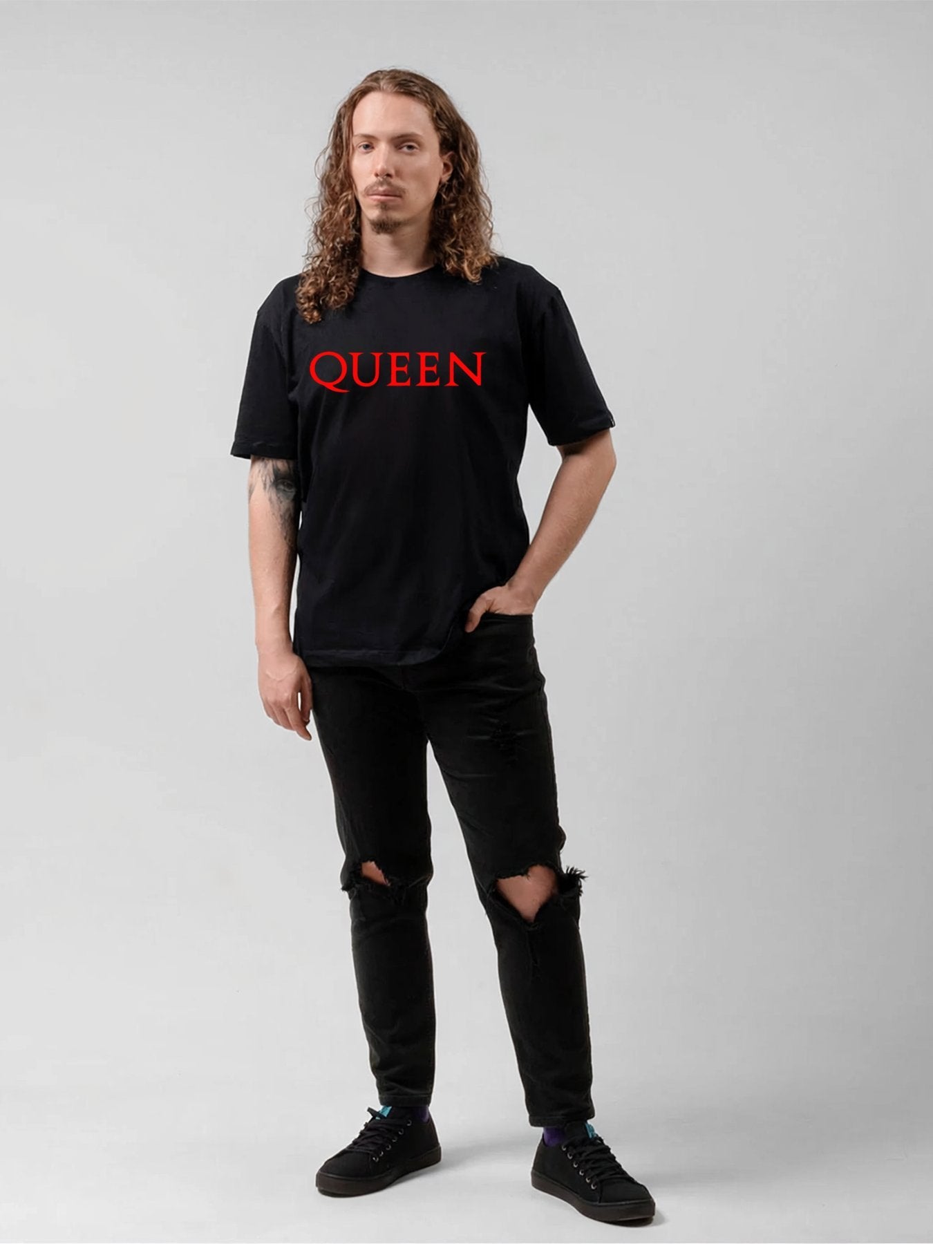 Queen Red Logo Graphic T-Shirt