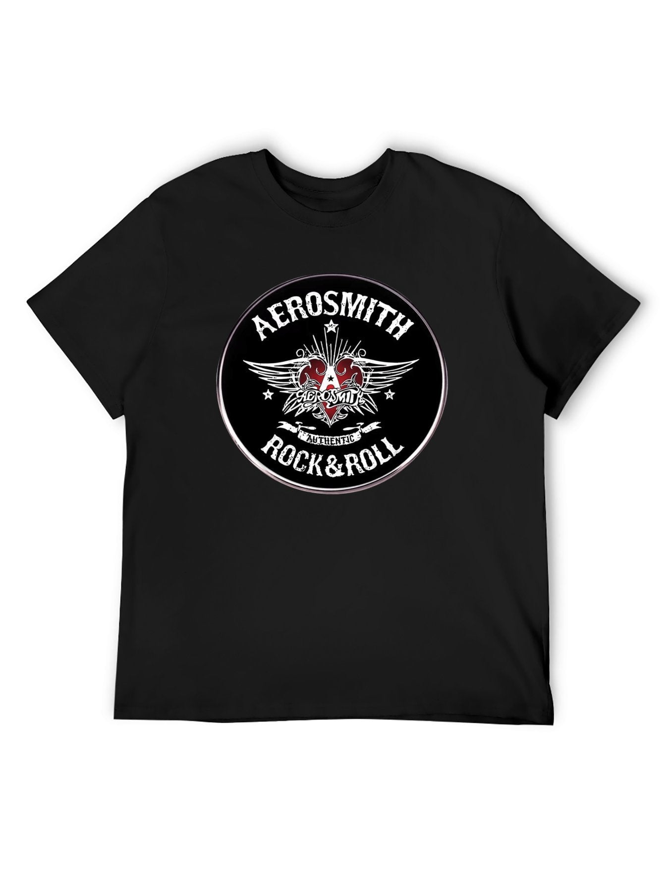 Aerosmith Winged Heart Authentic Rock & Roll T-Shirt