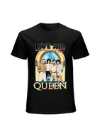 Queen Live Aid 1985 Concert Graphic T-Shirt