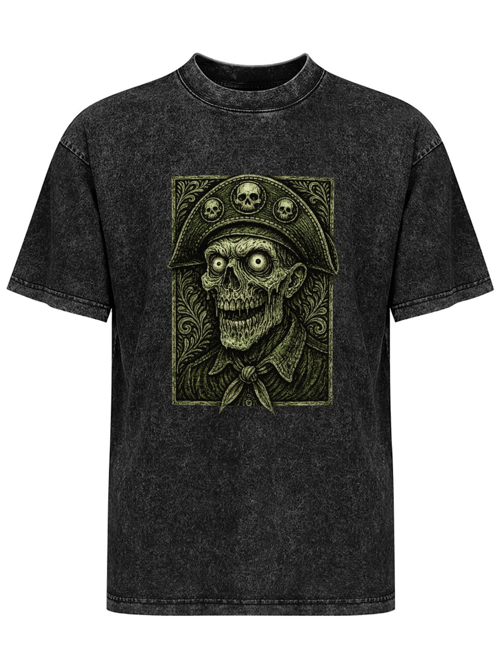 Vintage Iron Maiden Eddie Undead Captain Graphic T-Shirt