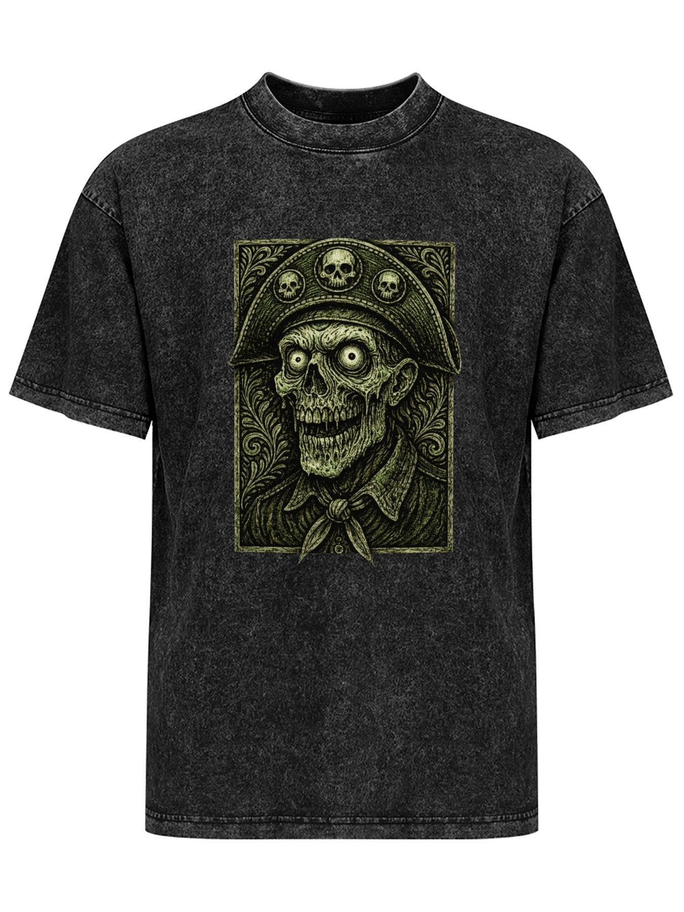 Vintage Iron Maiden Eddie Undead Captain Graphic T-Shirt