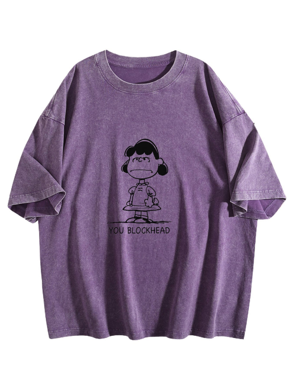 Lucy You Blockhead Washed Graphic T-Shirt