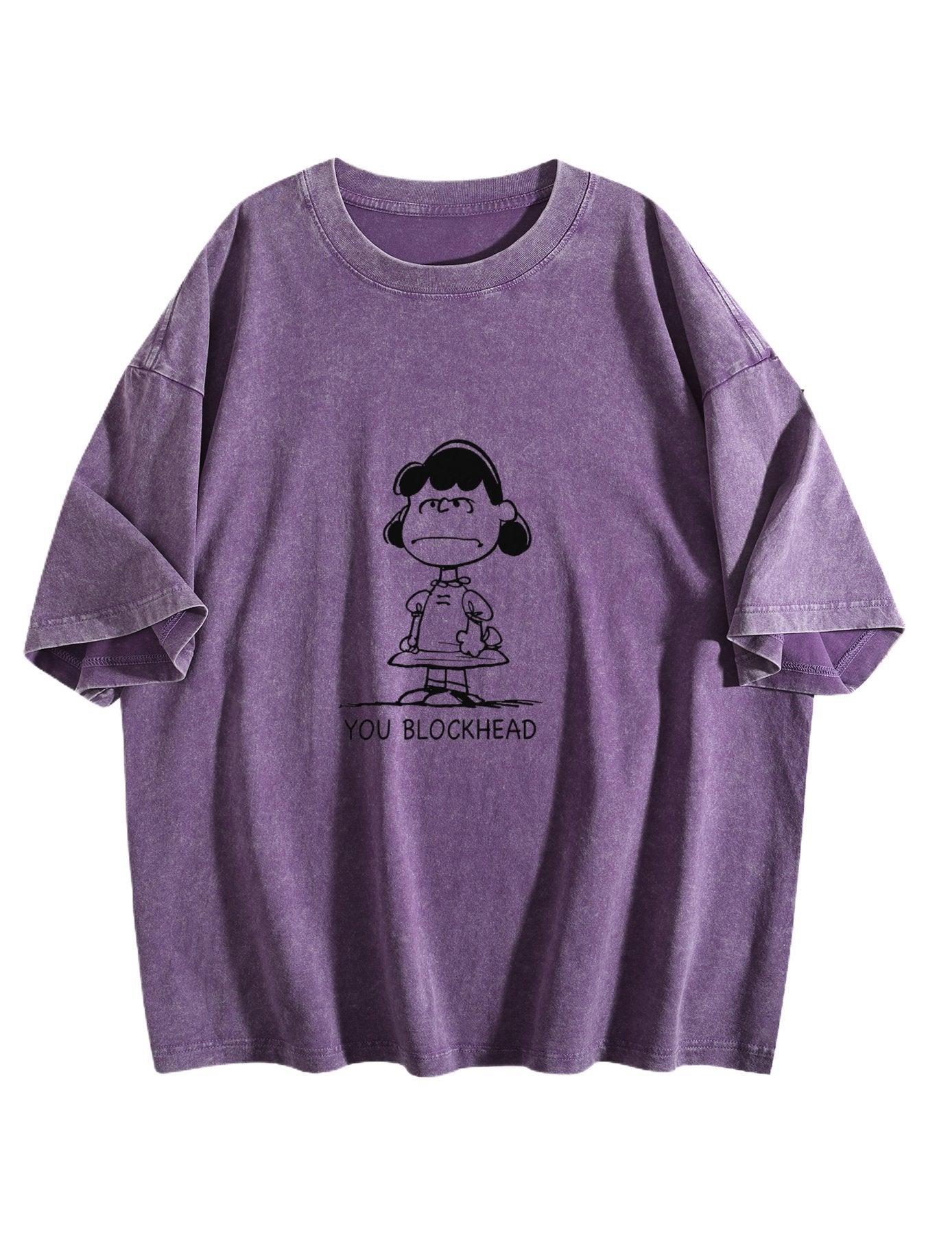 Lucy You Blockhead Washed Graphic T-Shirt