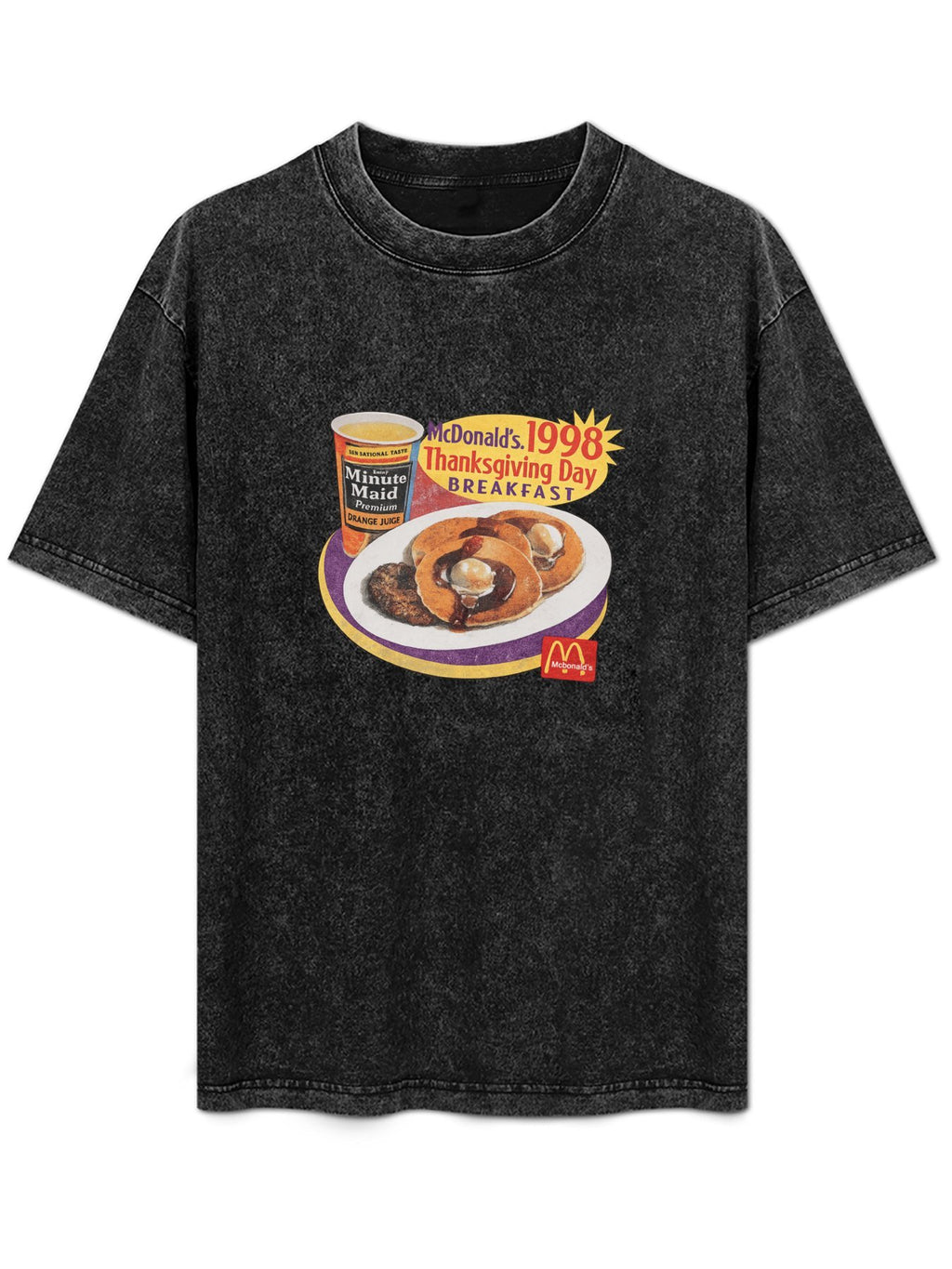 1998 Thanksgiving Day Breakfast Graphic Washed T-Shirt