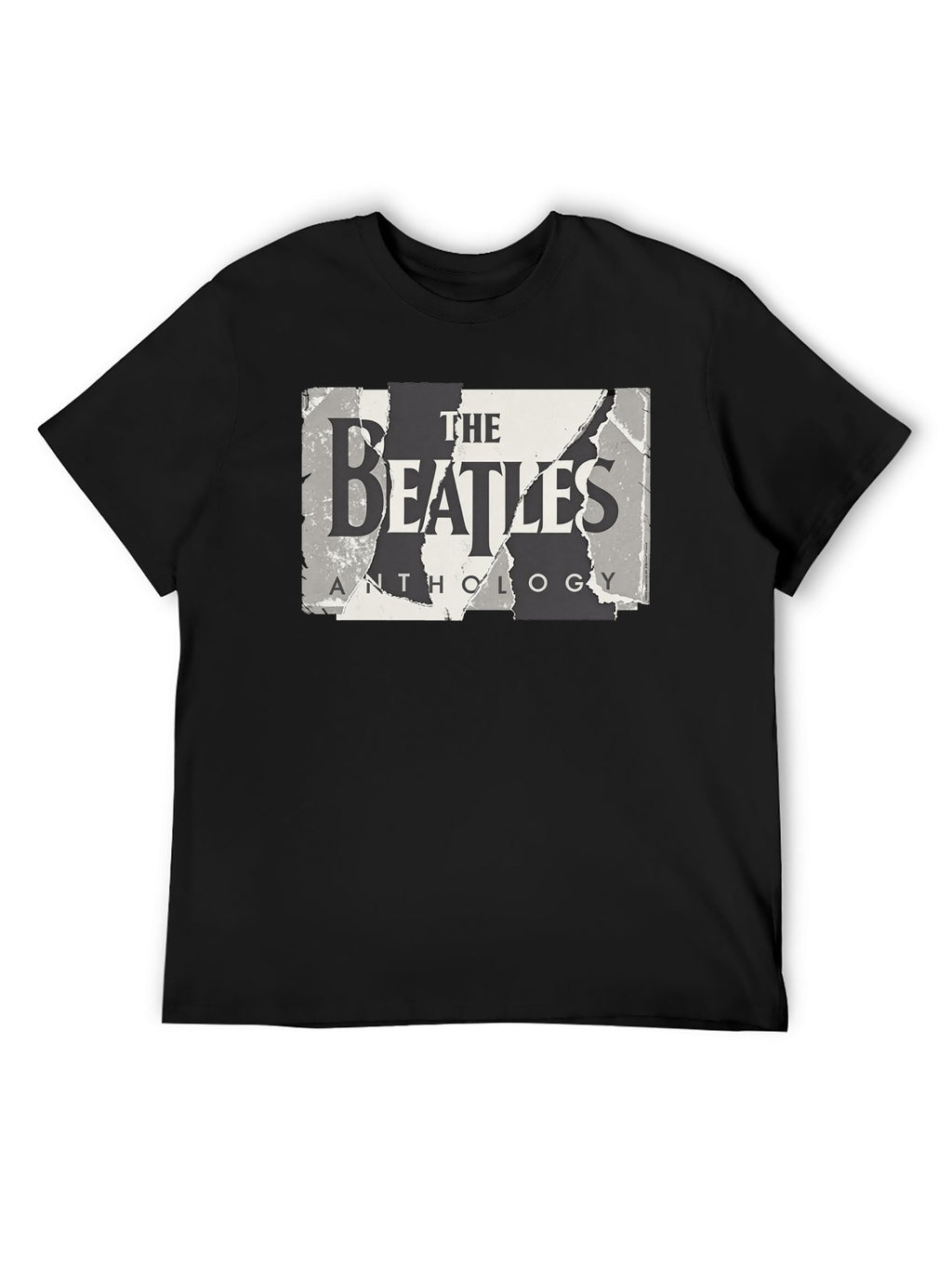 The Beatles “Anthology” Torn Poster Graphic T-Shirt
