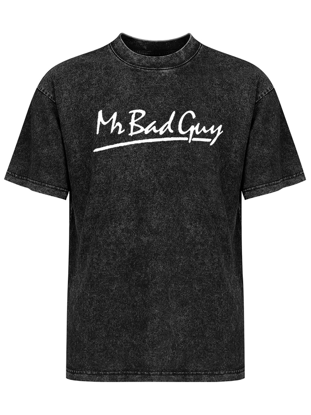 Freddie Mercury Mr. Bad Guy Script Logo Graphic T-Shirt