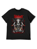 Slipknot Skull Horns Concert Poster Graphic T-Shirt