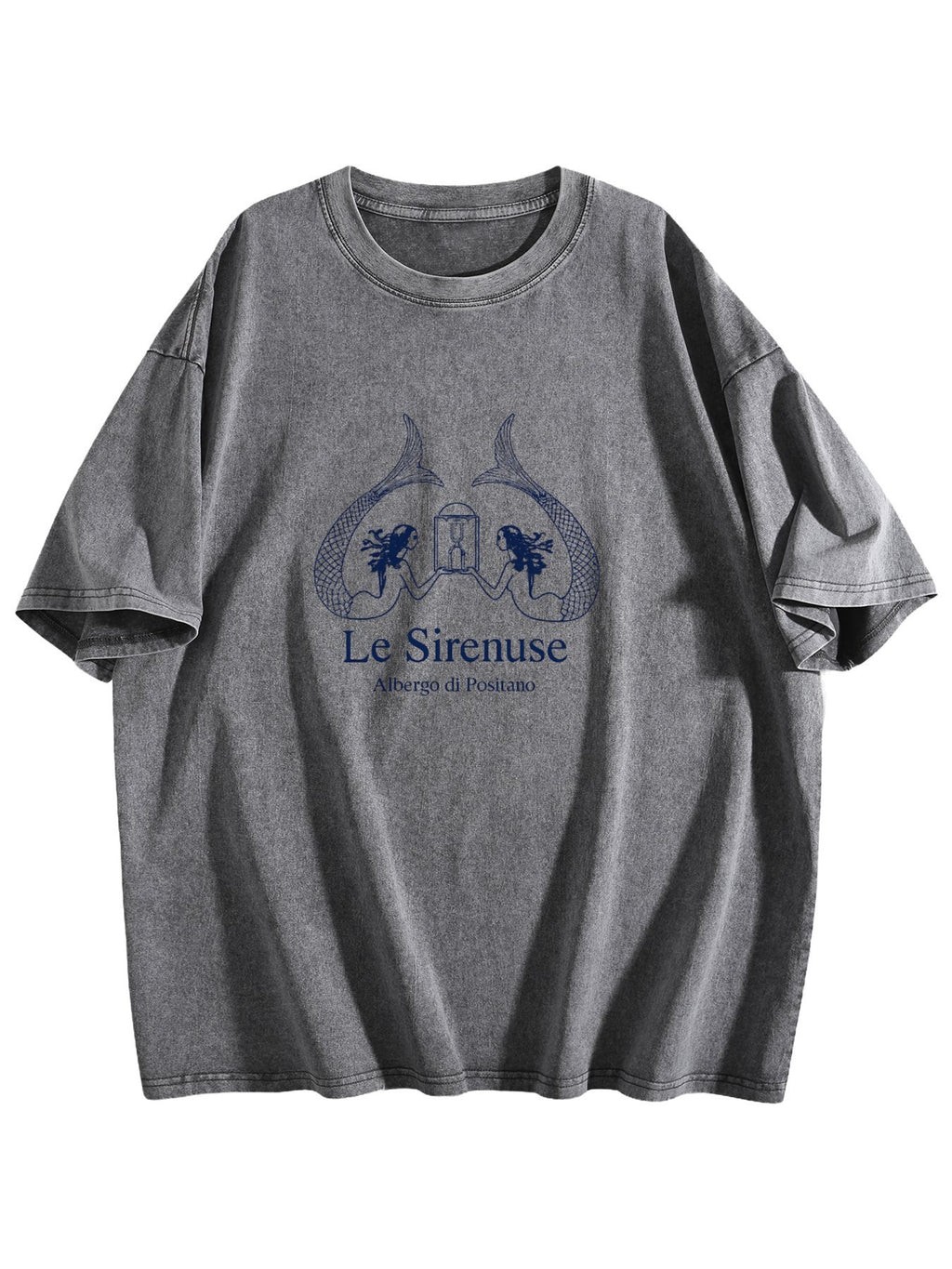 Le Sirenuse Mermaid Graphic Washed T-Shirt