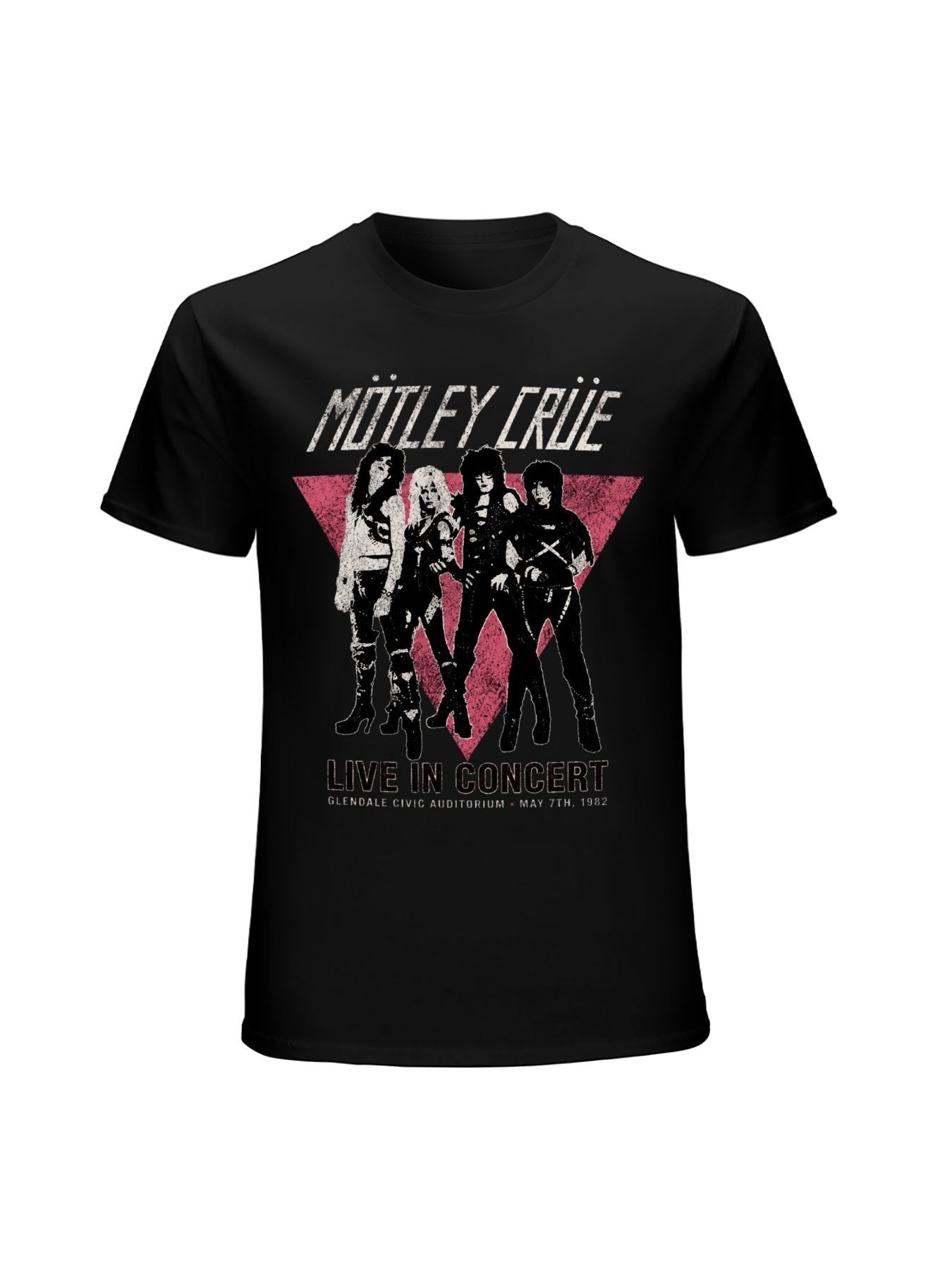 Mötley Crüe Live In Concert Triangle Graphic T-Shirt