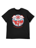 Aerosmith Band Portrait Bat Wing Vintage Graphic T-Shirt