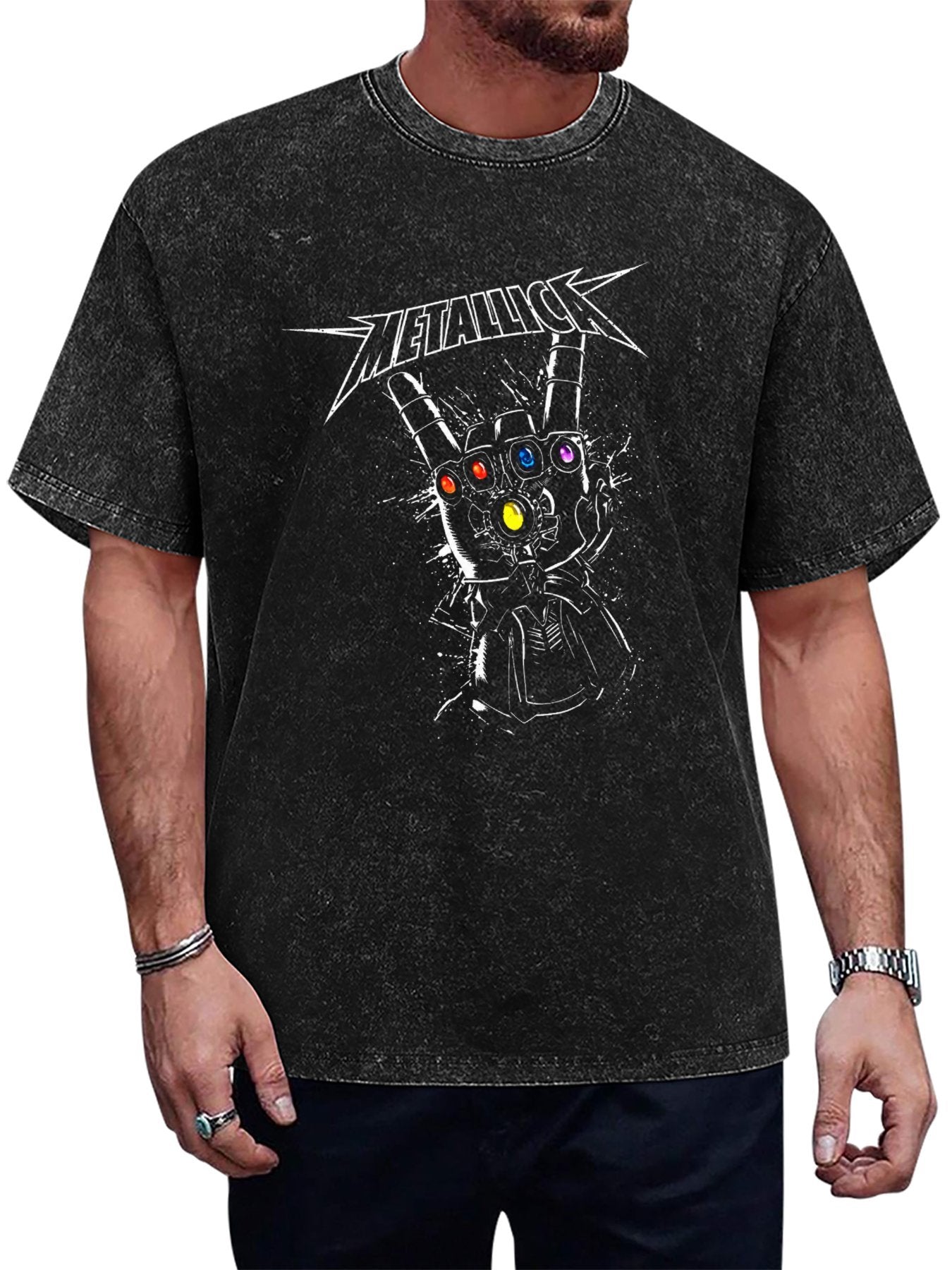 Metallica Power Gauntlet Graphic T-Shirt Main image