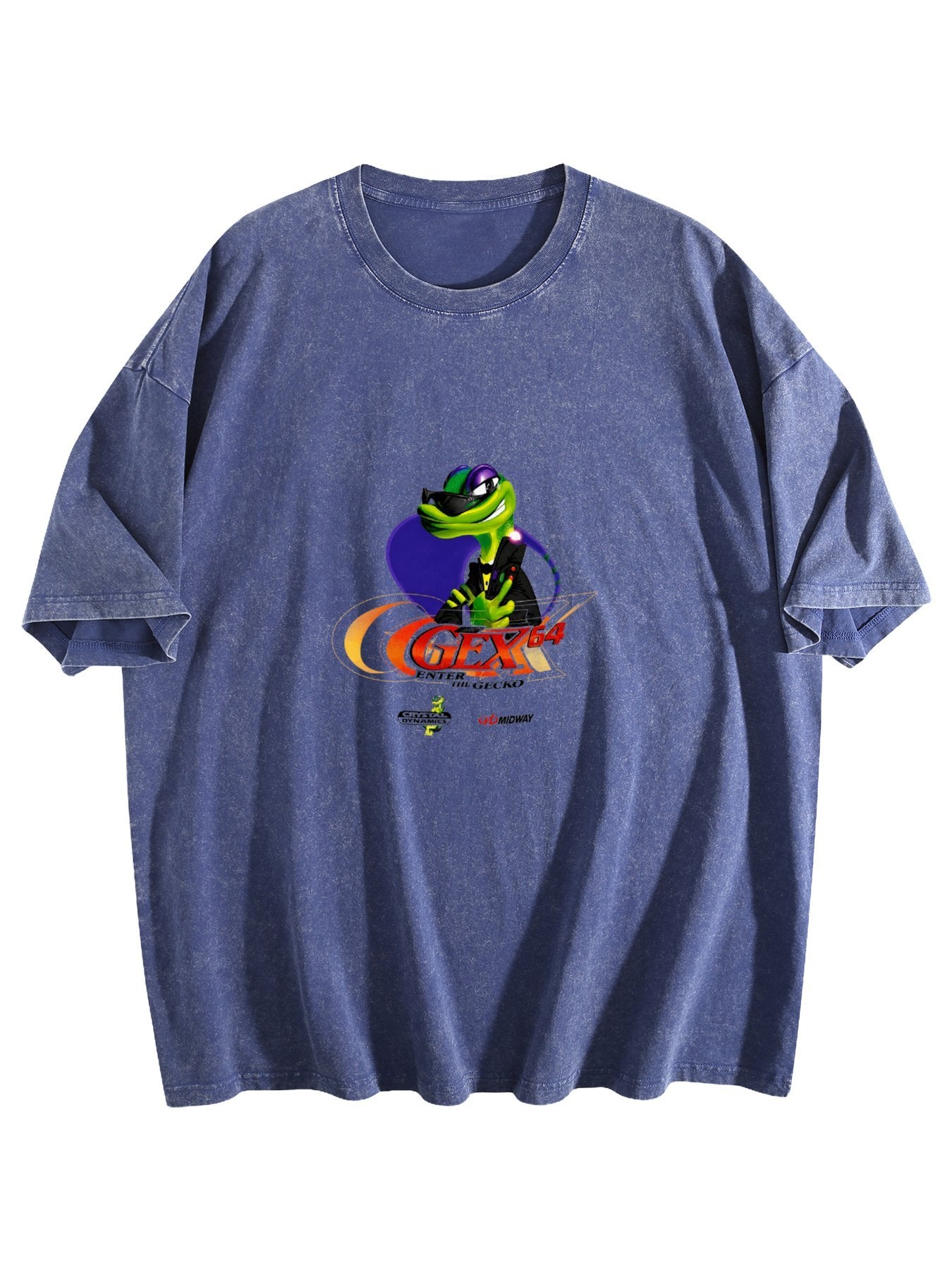 Gex 64 Enter the Gecko Washed Graphic T-Shirt