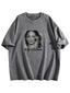 It Is a Crime Portrait Graphic Washed T-Shirt