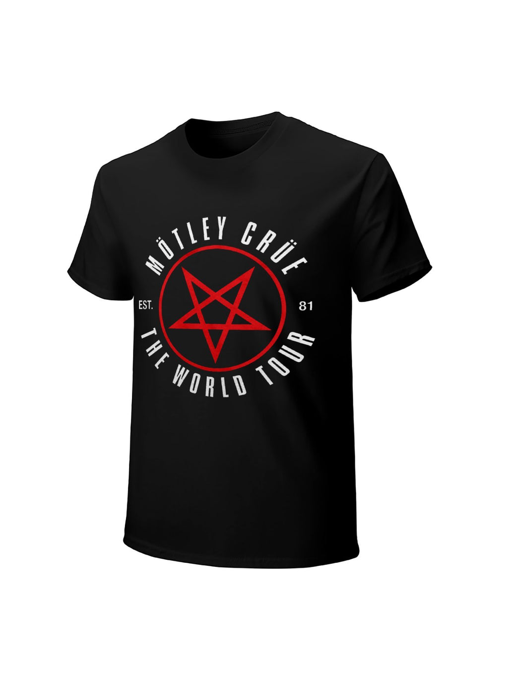 Mötley Crüe The World Tour Pentagram Graphic T-Shirt
