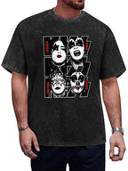 KISS Four Personas Band Portrait Graphic T-Shirt