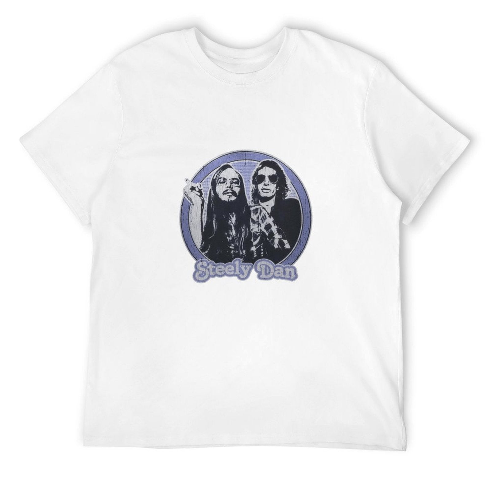 Steely Dan Portrait Graphic Black T-Shirt