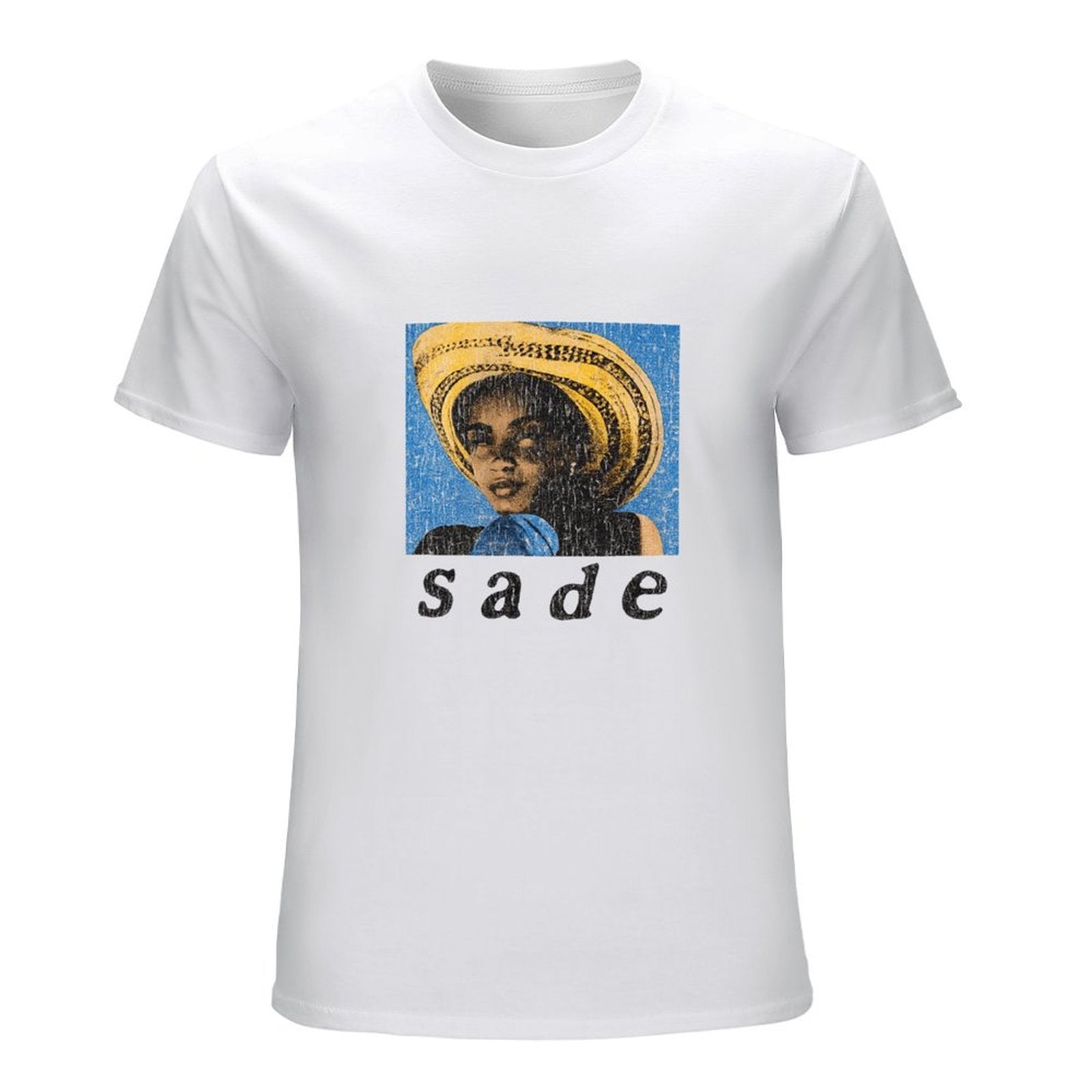 Sade Portrait Graphic White T-Shirt