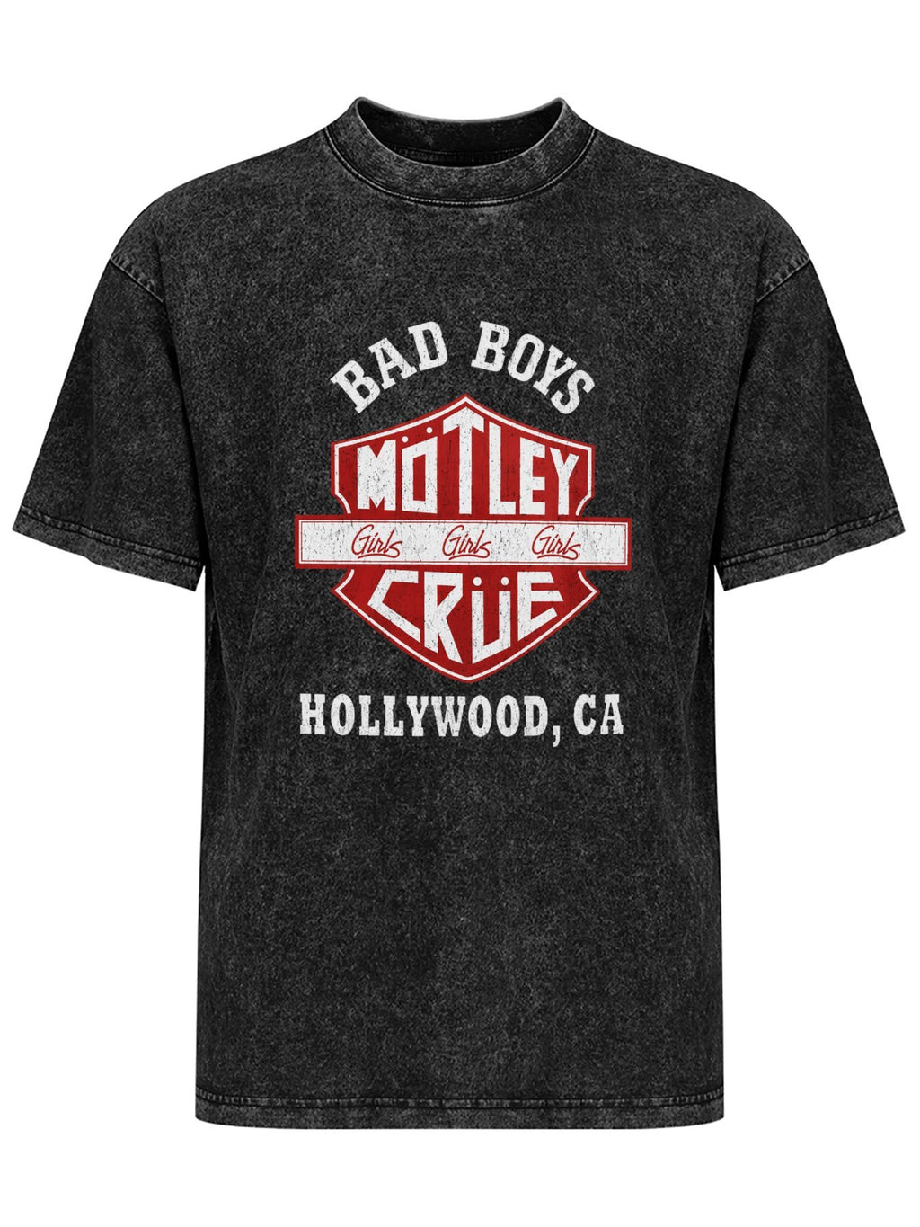 Mötley Crüe Bad Boys Hollywood Graphic T-Shirt