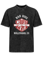 Mötley Crüe Bad Boys Hollywood Graphic T-Shirt