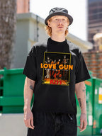 KISS Love Gun Band Photo Graphic T-Shirt