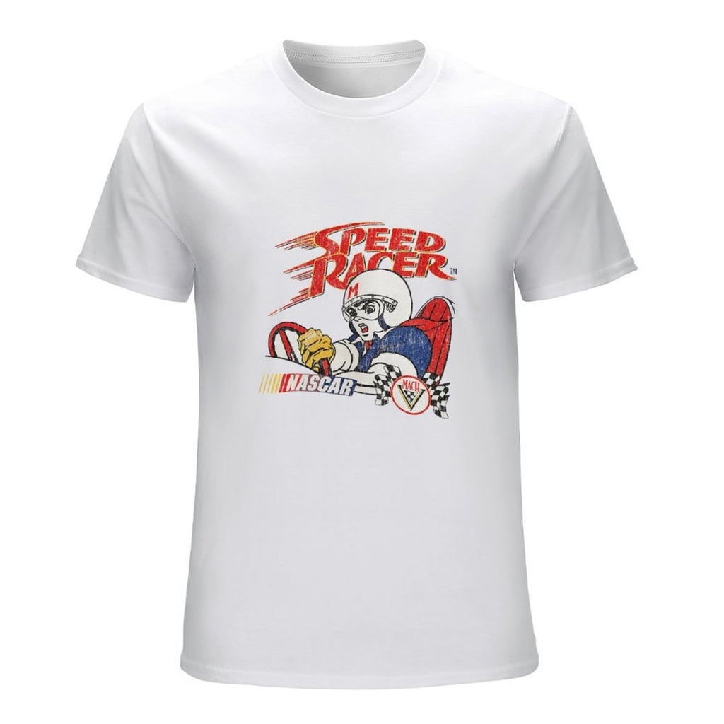 Speed Racer Motorsport Graphic White T-Shirt