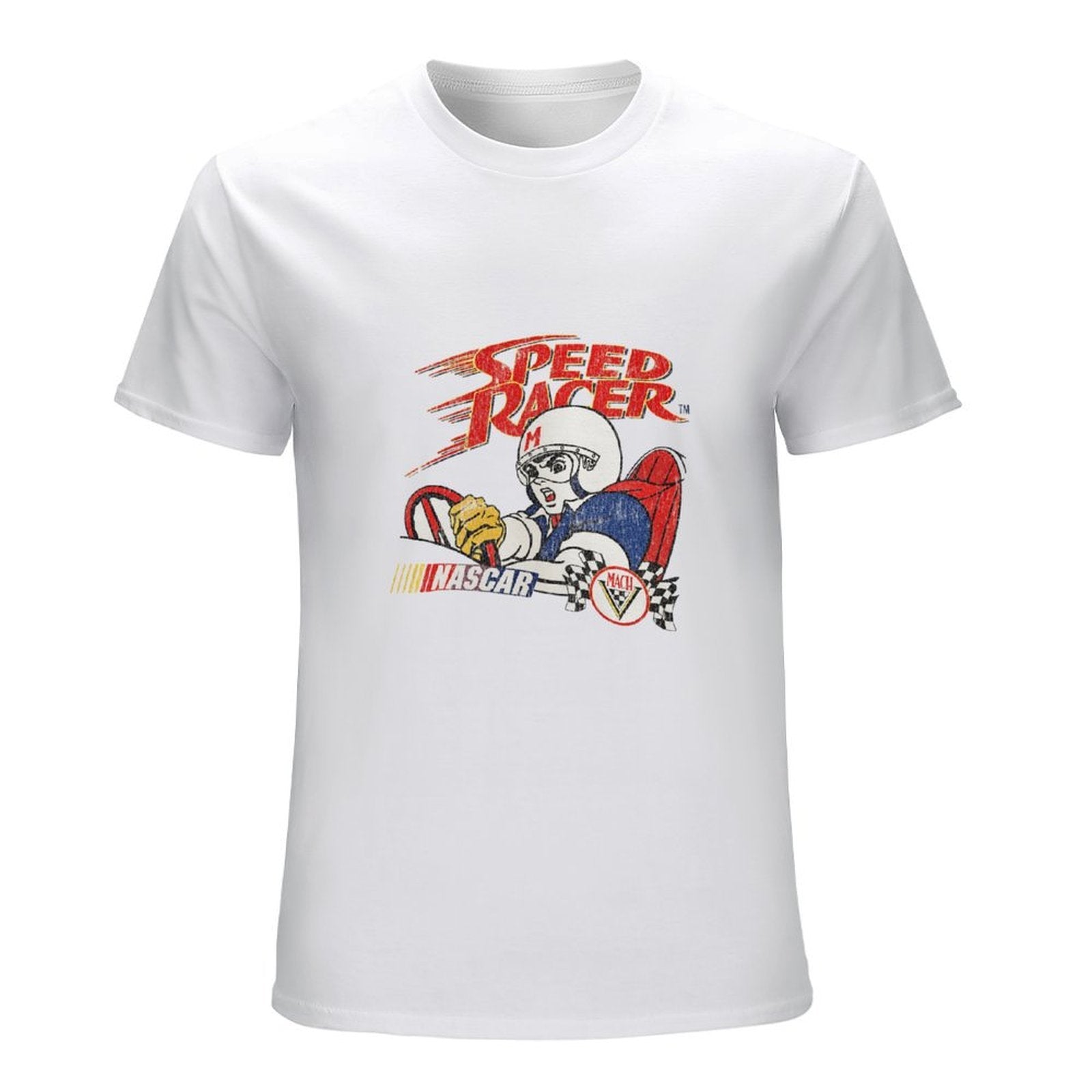 Speed Racer Motorsport Graphic White T-Shirt