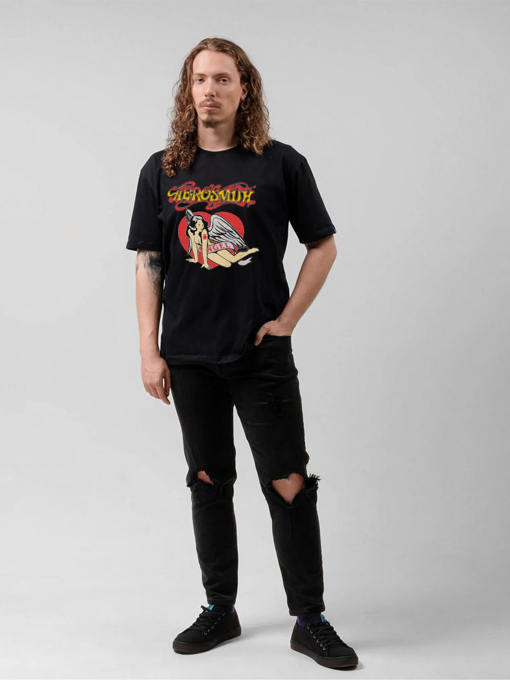 Aerosmith Angel Heart Vintage Graphic T-Shirt