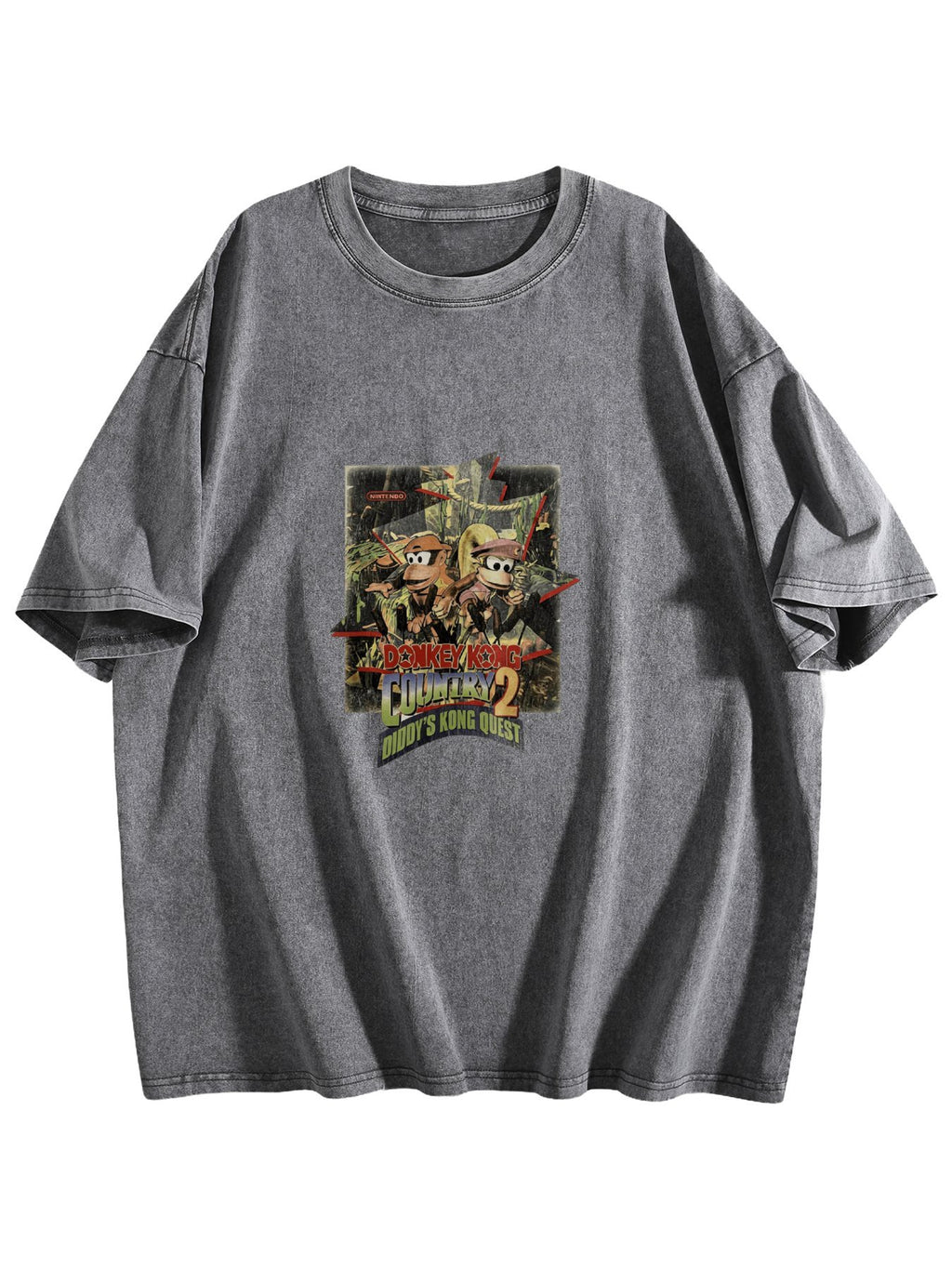 Donkey Kong Country 2 Washed Graphic T-Shirt