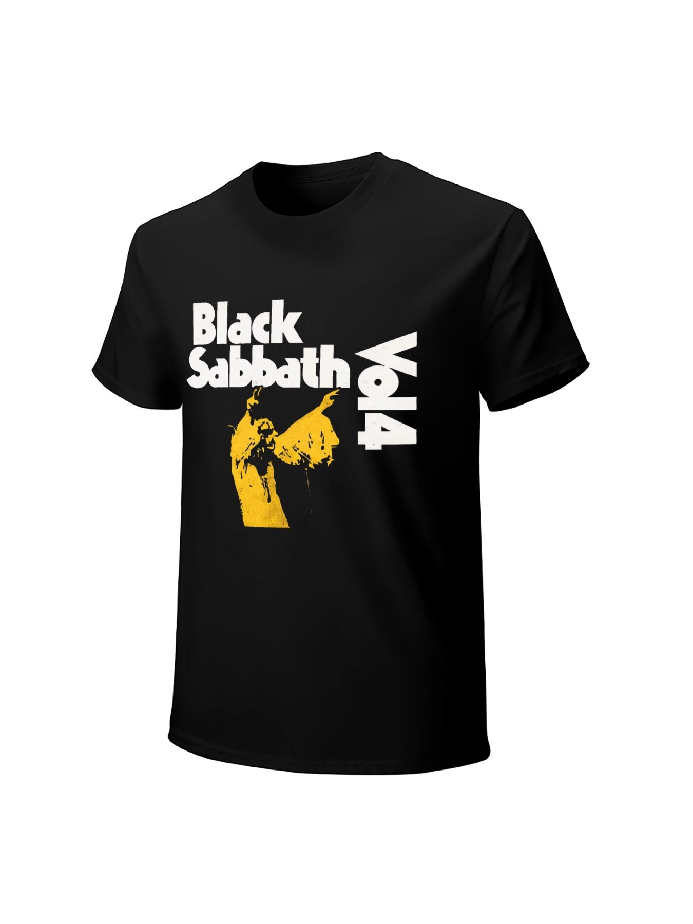 Black Sabbath Yellow Cloaked Figure Vintage Album T-Shirt