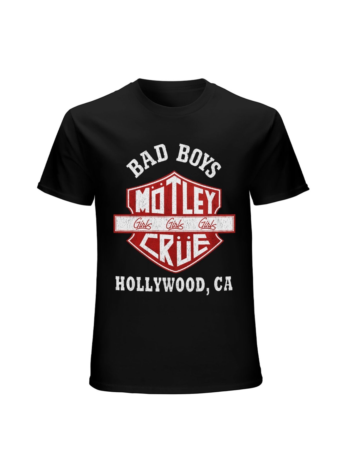 Mötley Crüe “Bad Boys” Vintage Logo Graphic T-Shirt