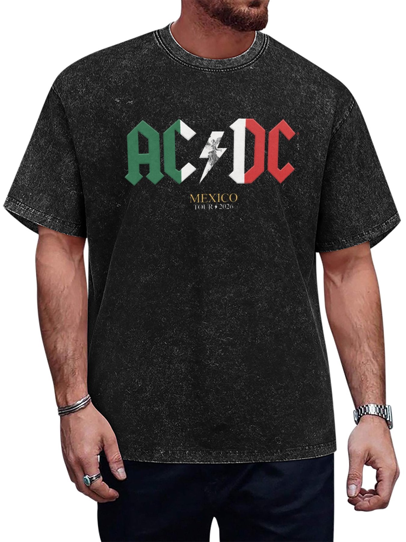 AC/DC Mexico Tour 2026 Graphic T-Shirt