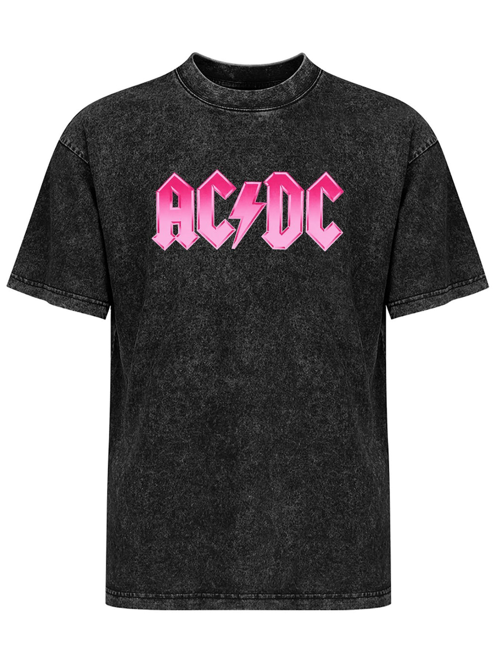 AC/DC Pink Logo Graphic T-Shirt