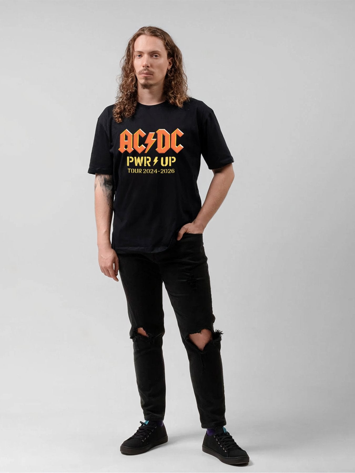 AC/DC PWR UP Tour 2024–2026 Logo T-Shirt
