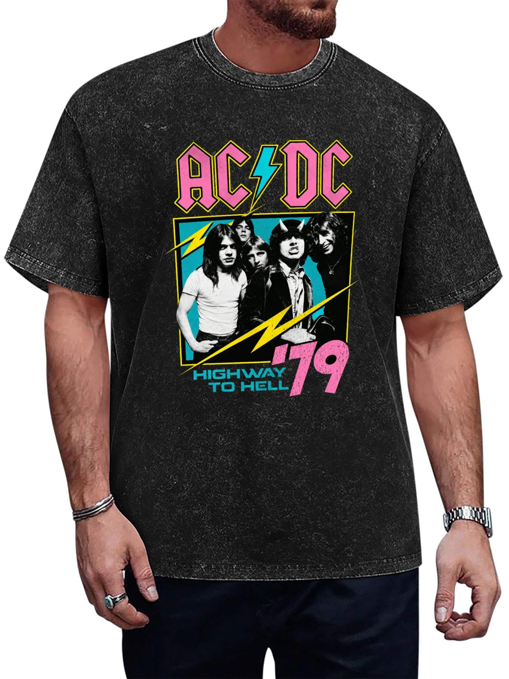 AC/DC Highway to Hell '79 Band Portrait T-Shirt