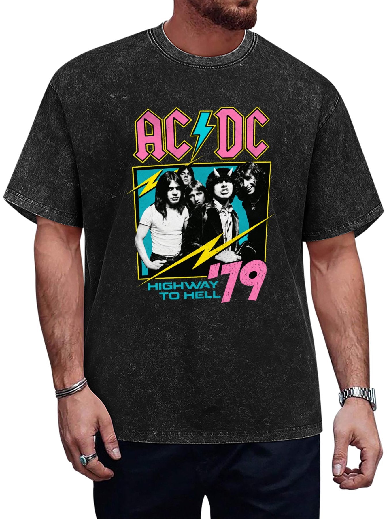 AC/DC Highway to Hell '79 Band Portrait T-Shirt