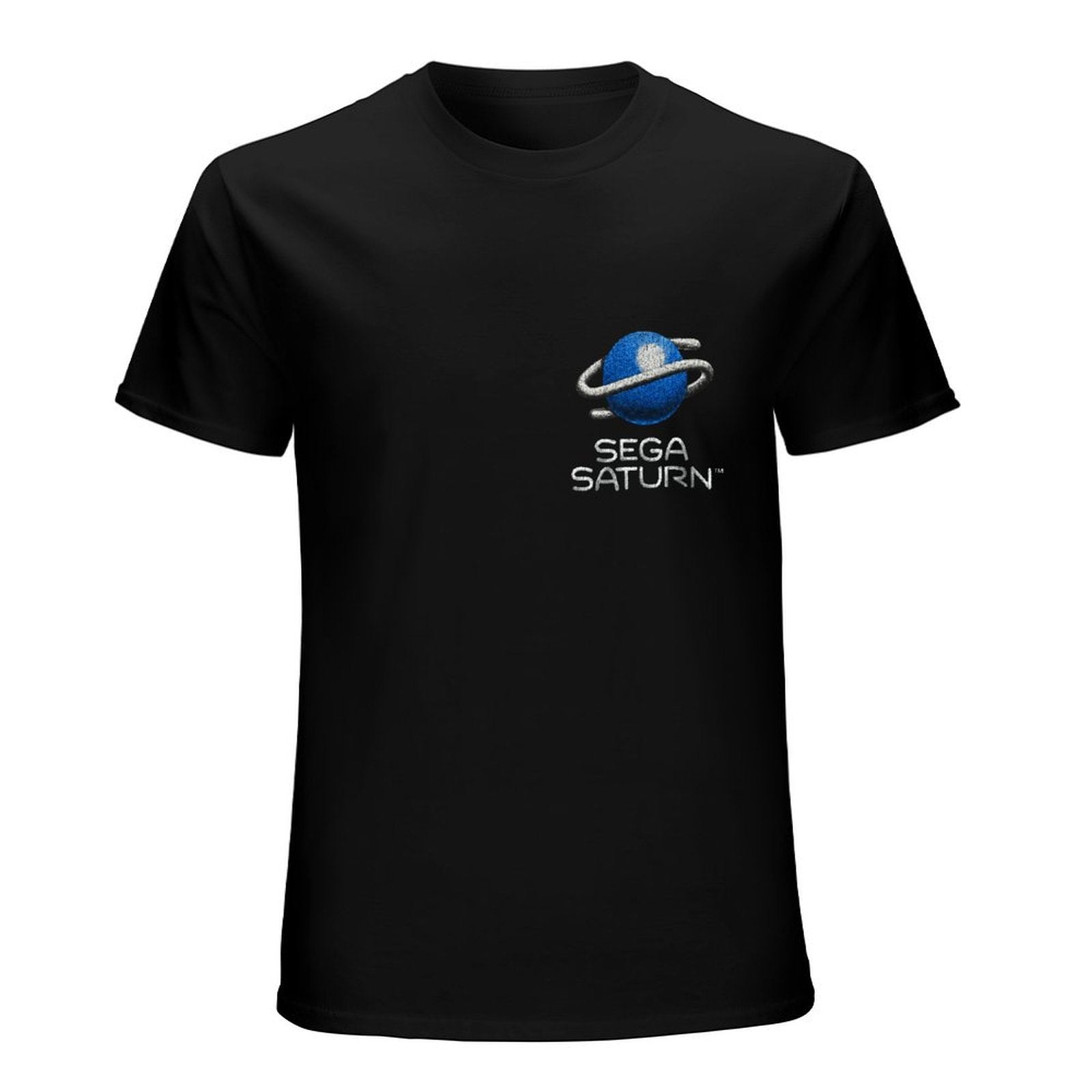 Sega Saturn Planet Logo Graphic Black T-Shirt