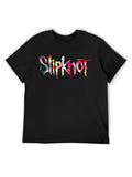 Slipknot Color Splash Logo Graphic T-Shirt