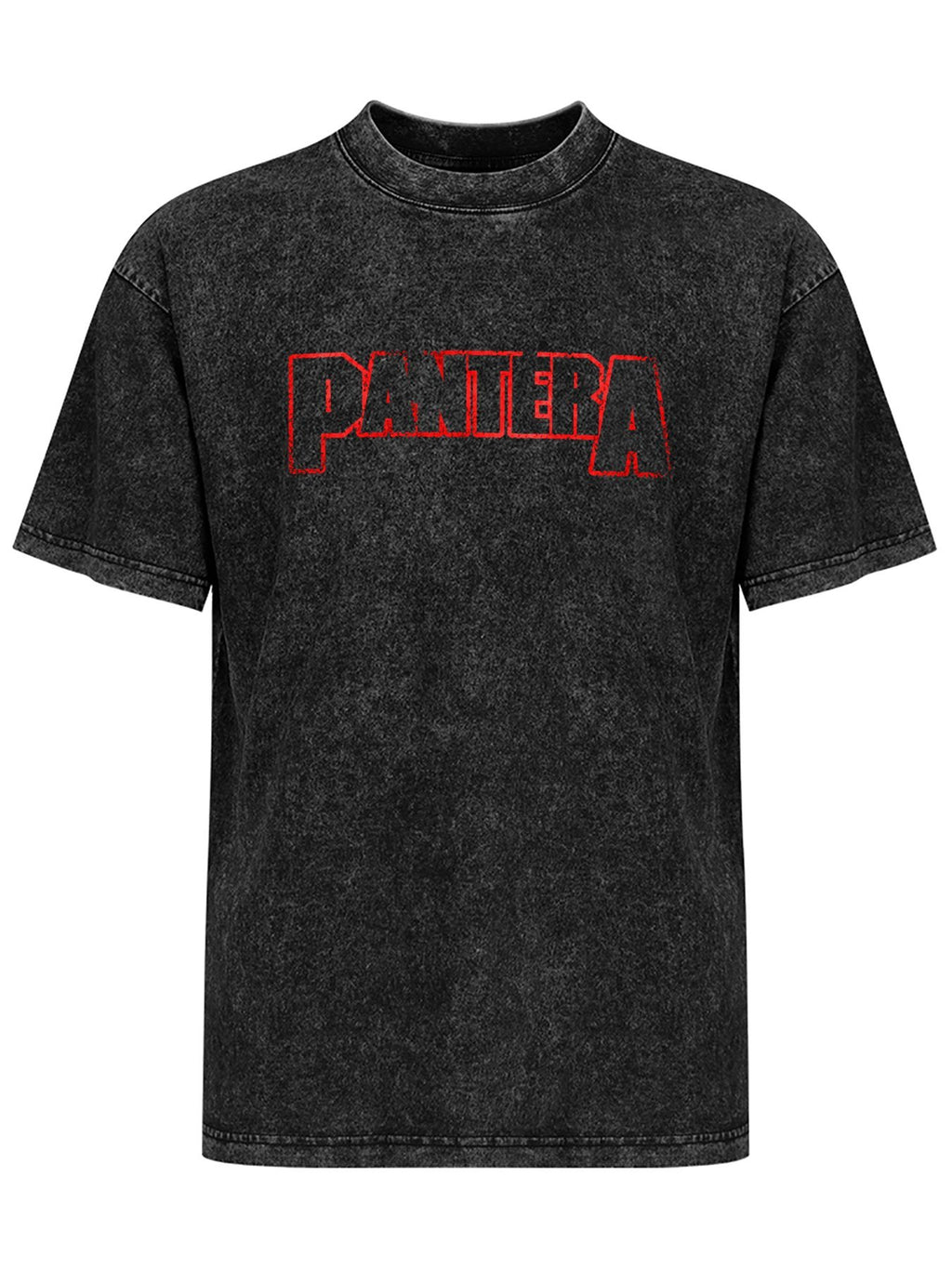 Pantera Distressed Outline Logo Graphic T-Shirt