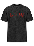 Pantera Distressed Outline Logo Graphic T-Shirt