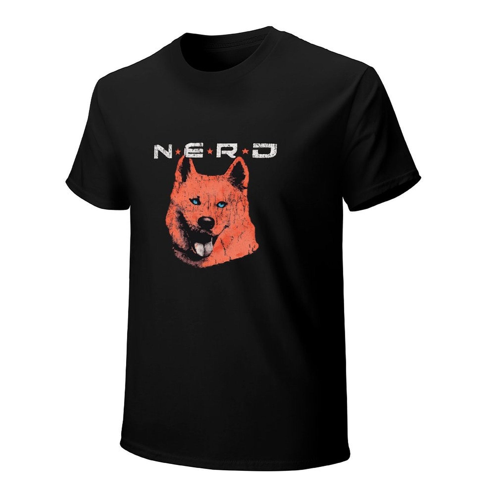 N.E.R.D Dog Graphic Black T-Shirt