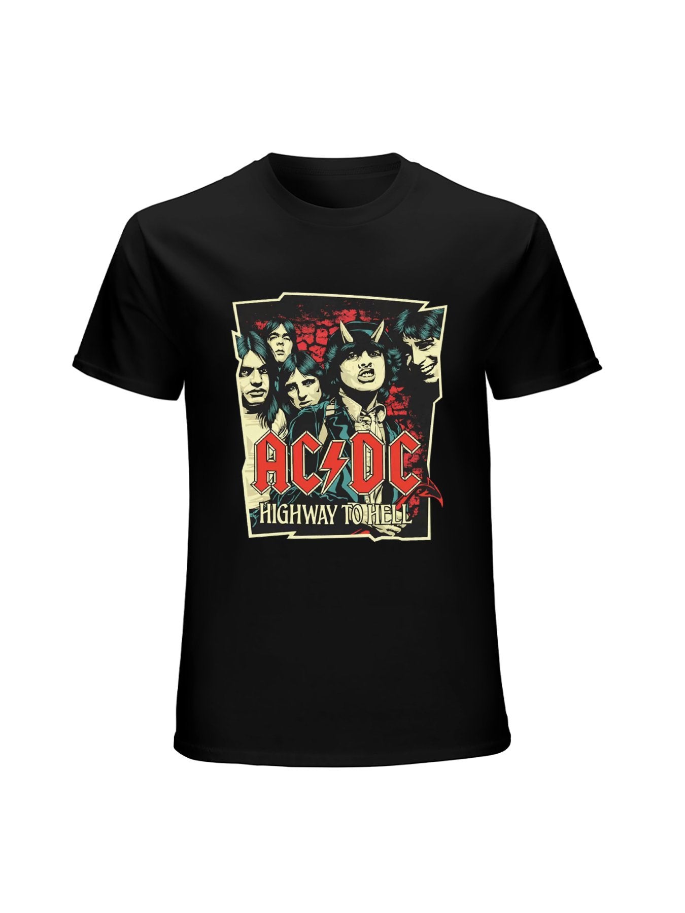 AC/DC Band Portrait Highway to Hell T-Shirt