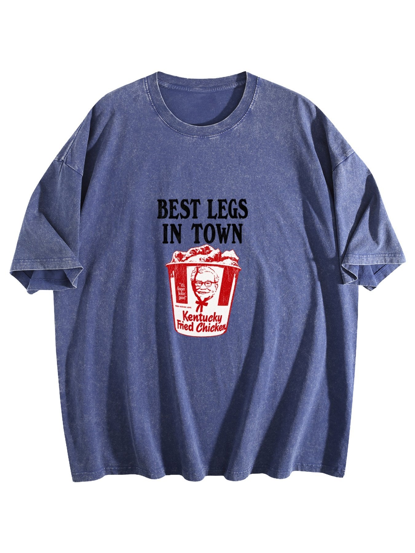 Best Legs in Town Washed Graphic T-Shirt