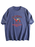 Camel Cup Graphic Washed T-Shirt